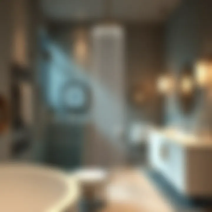 Stylish bathroom showcasing a luxurious shower experience