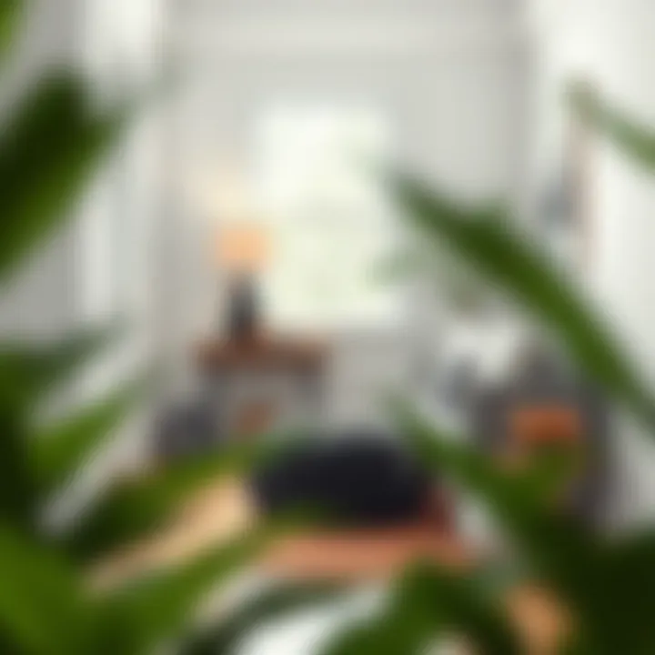 Stylish Black Pouf Stool in a Cozy Nook Stylish black pouf stool used as a decorative accent in a cozy nook