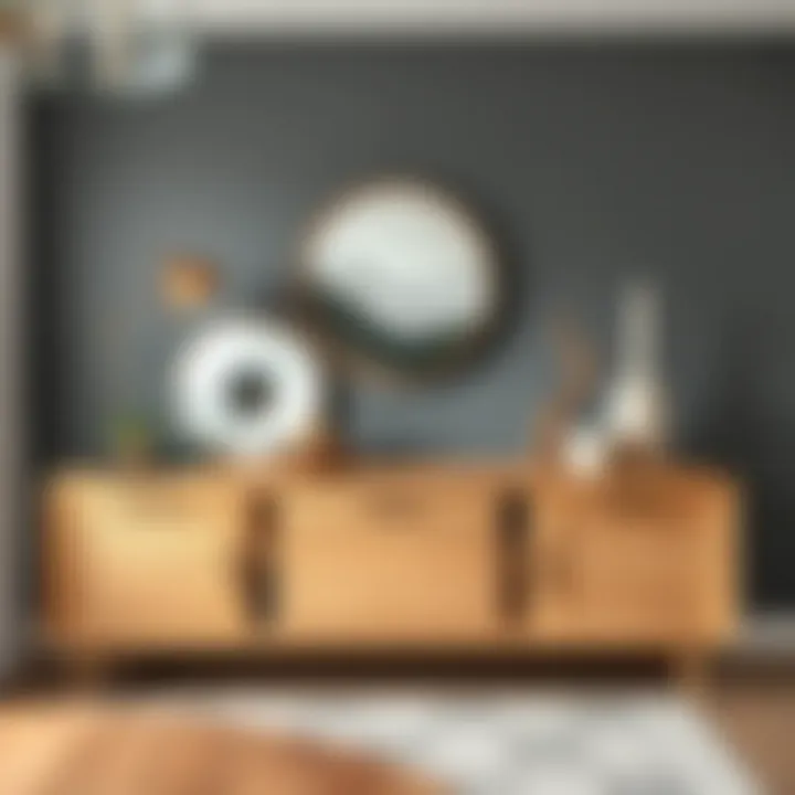 Styling an Unfinished Buffet for Social Dining An unfinished buffet styled with curated dining accessories.