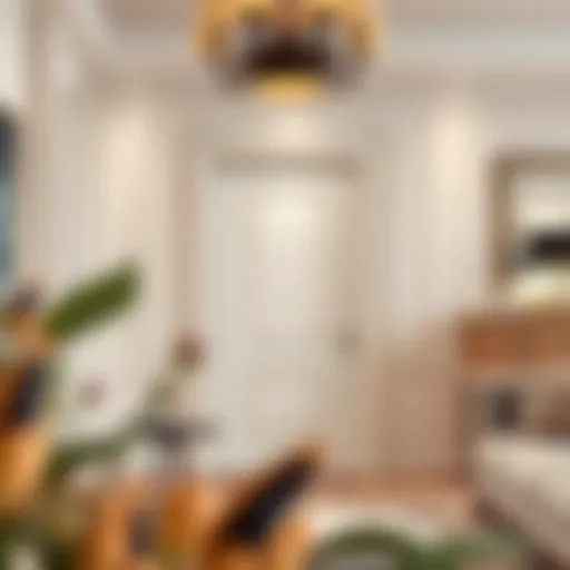 Elegant interior showcasing a 29.5 x 80 door