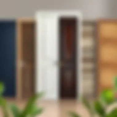 Material options for interior doors