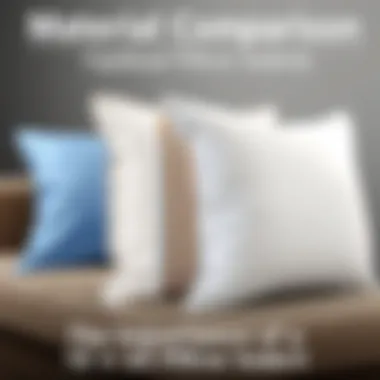 Material Comparison for Optimal Pillow Inserts Comparison of different pillow insert materials
