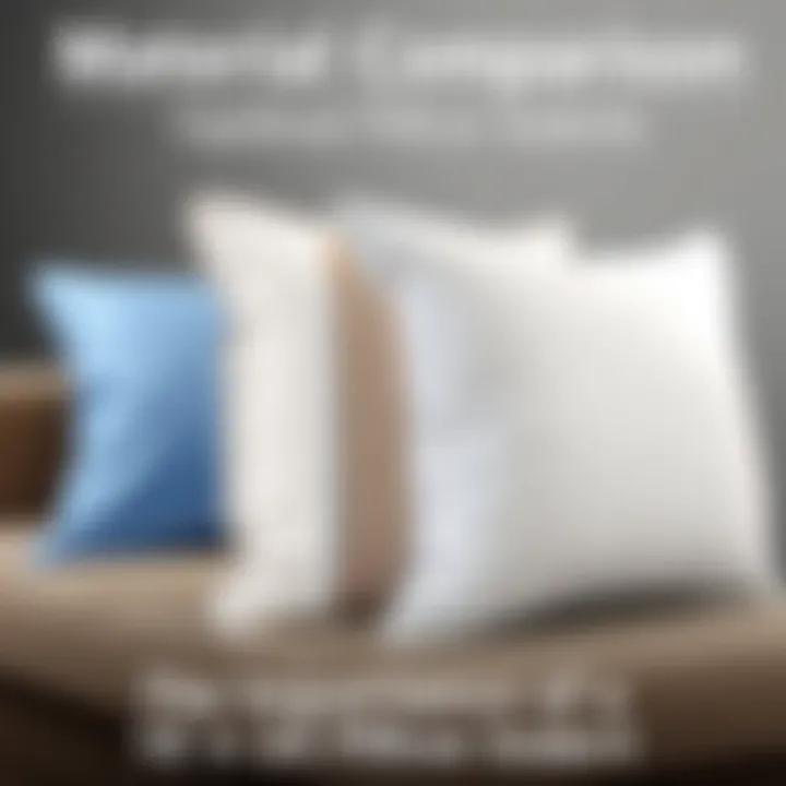 Material Comparison for Optimal Pillow Inserts Comparison of different pillow insert materials