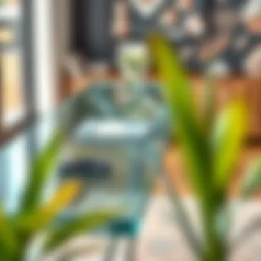 Maintaining Your Glass Desk Detailed view of glass desk maintenance tips