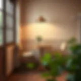 Elegant short bistro table set in a cozy dining nook