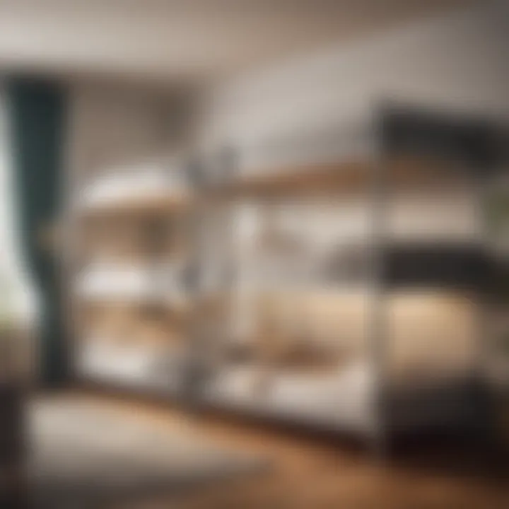 Different types of short bunk bed mattresses displayed