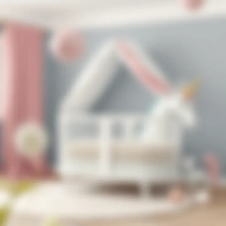 Eco-Friendly Unicorn Crib Design Eco-friendly materials used in unicorn crib design