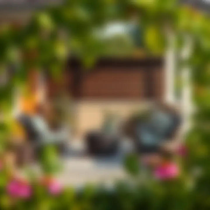 Maintenance tips for outdoor furniture in a beautiful setting