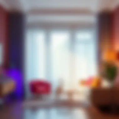 Color Choices Shaping Room Ambiance Mood ambiance created by color choices of 52 x 120 curtains