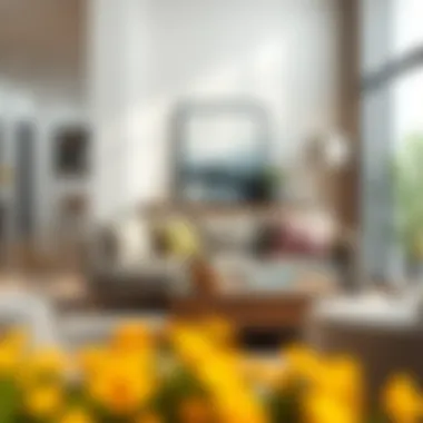 Seamless Integration in Modern Spaces Two-seater conversation set blending with contemporary decor