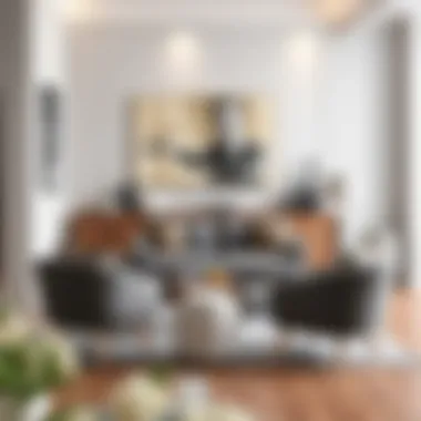 Elegant Grey Chair Set in Contemporary Décor Elegant grey chair set complementing a contemporary décor