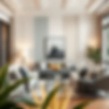 Elegant living room showcasing 16x24 cushion inserts in stylish decor