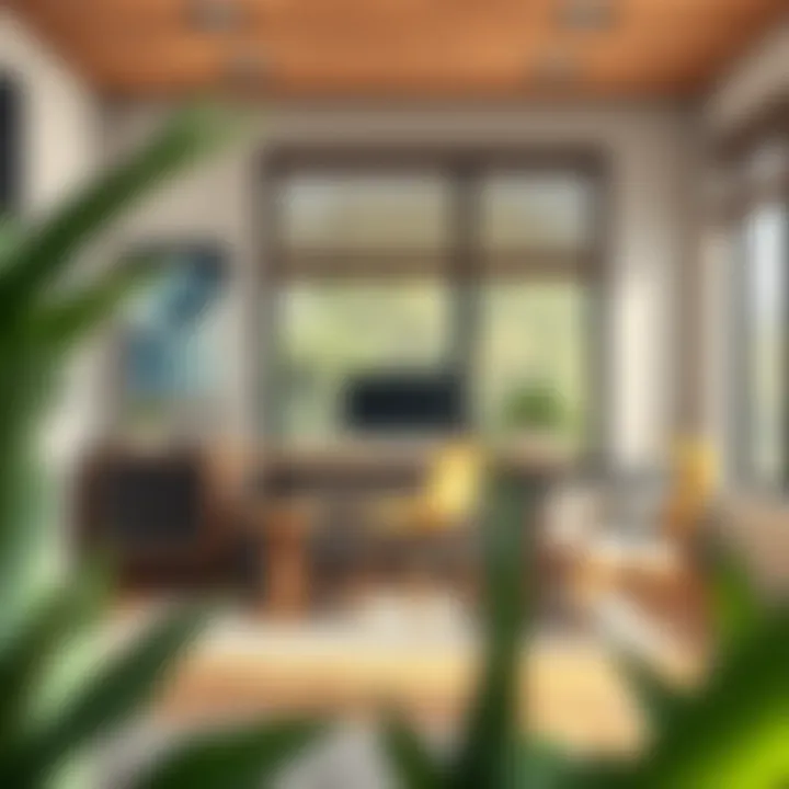 Modern workspace featuring 16x24 cushion inserts for added comfort