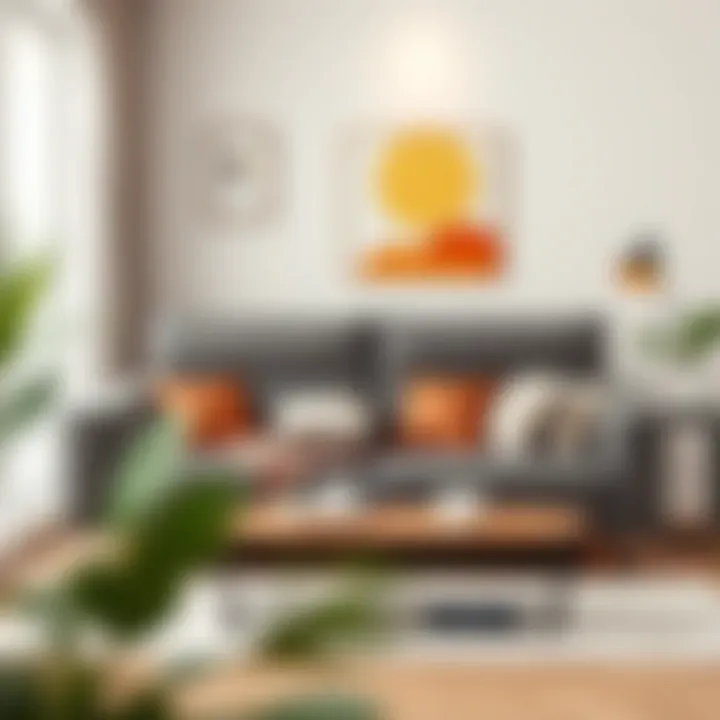 Multifunctional Couch Bed in Cozy Setting Couch bed showcasing multifunctional furniture in a cozy living area