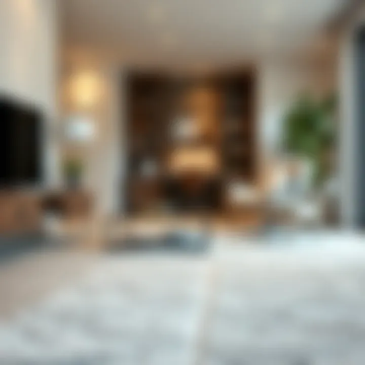 Stylish Plush Carpet Runners Complementing Contemporary Living Space Stylish plush carpet runners complementing contemporary living space