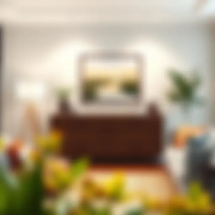 Stylish 36-Inch Dresser in a Modern Living Room Stylish 36-inch dresser in a modern living room setting