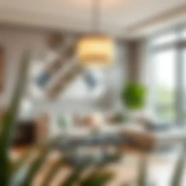 Modern Elegance in Lighting Elegant wall mount light fixture in a modern living room