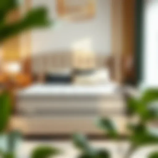 Luxurious Full-Size Mattress with Elegant Bedding Luxurious full-size mattress with elegant bedding