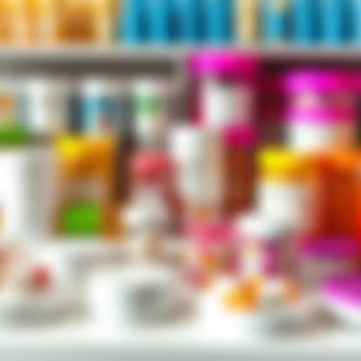 Functional Diversity: Exploring Varied Designs of Pill Organizers An organized display of various giant pill organizers showcasing different functionalities