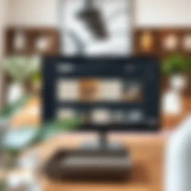 Screenshot of a table planner tool interface showcasing design options