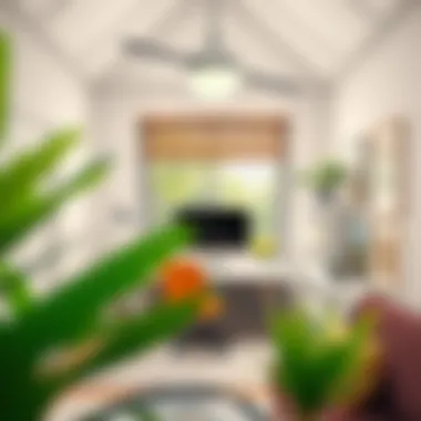 Home office designed for optimal productivity in limited space