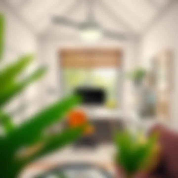 Home office designed for optimal productivity in limited space