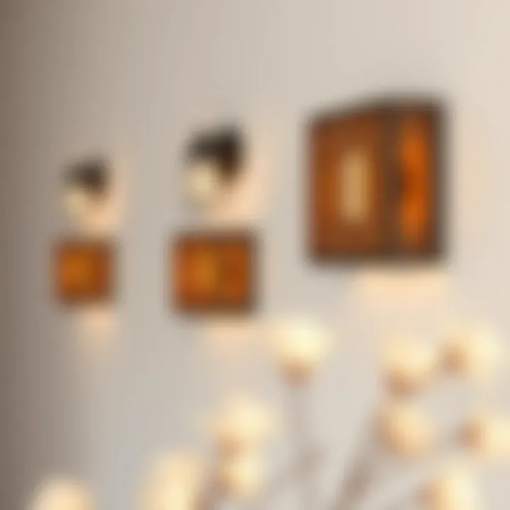 Modern Japanese Sconces in Contemporary Interiors Modern interpretation of Japanese sconces in a contemporary setting