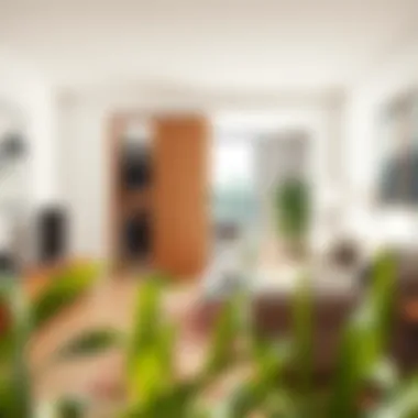 Integrating Functional Kallax Doors into Modern Spaces Functional Kallax doors in a modern living room