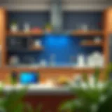 Showcasing Modern Kitchen Gadgets A modern kitchen appliance setup showcasing various gadgets