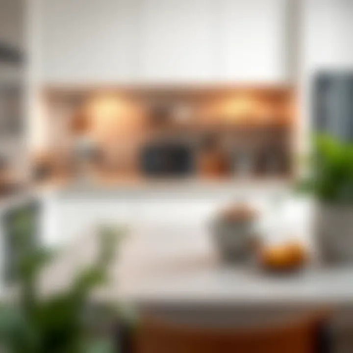 Stylish Multifunctional Kitchen Tools A stylish countertop filled with multifunctional kitchen tools