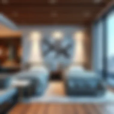 Twin Beds Transforming Modern Living Spaces Modern living space featuring twin beds converted to king size