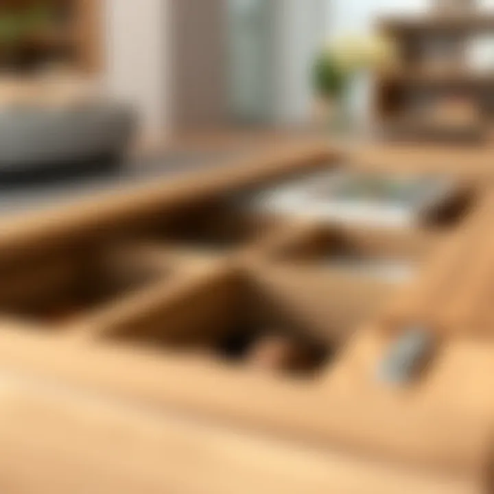 Innovative Storage Solutions in Coffee Tables Close-up of storage compartments in a coffee table