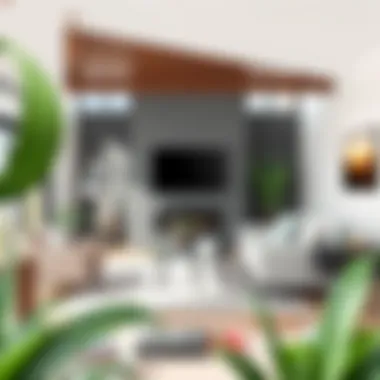 Contemporary Designs in Springfield Homes Modern living room showcasing local furniture designs