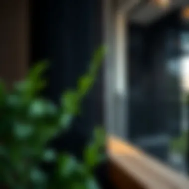 Durable Materials for Black Balcony Screens Close-up of black balcony screen materials showcasing durability