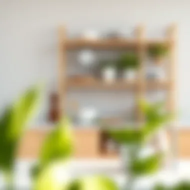 Functional materials ideal for constructing a shelf in tight spaces