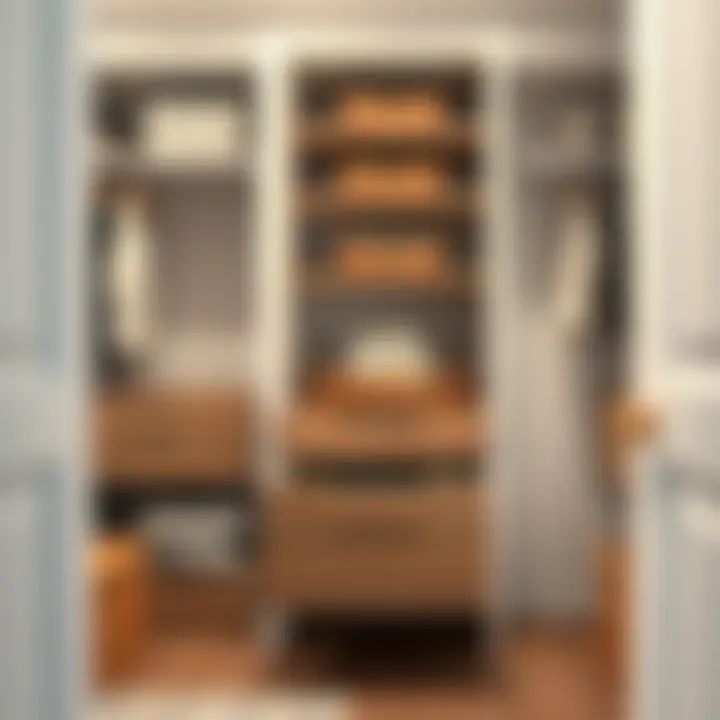 Sustainable Closet Drawer Design Elegant closet drawers crafted from sustainable materials