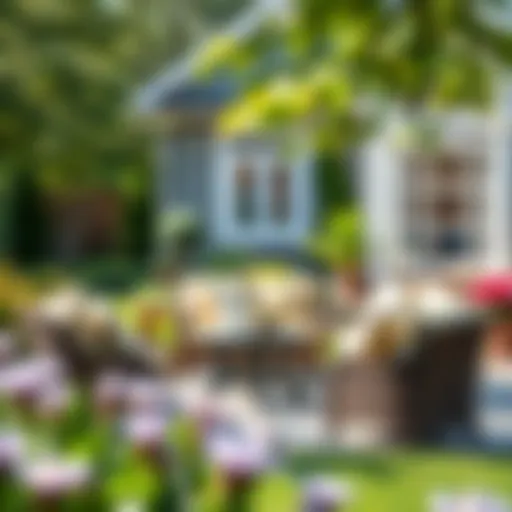 Transform Your Outdoor Space with Style Elegant conversation patio set in a serene garden