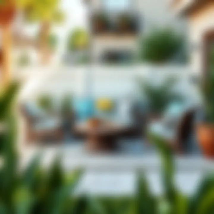 Maintenance Tips for Longevity and Aesthetics Well-maintained patio set in an outdoor setting