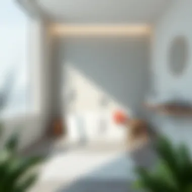 Chic Minimalism in Bathroom Design Minimalistic bathroom featuring a chic bath mat