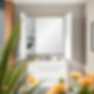 Stylish Storage Solutions Stylish storage solutions within a medicine cabinet.