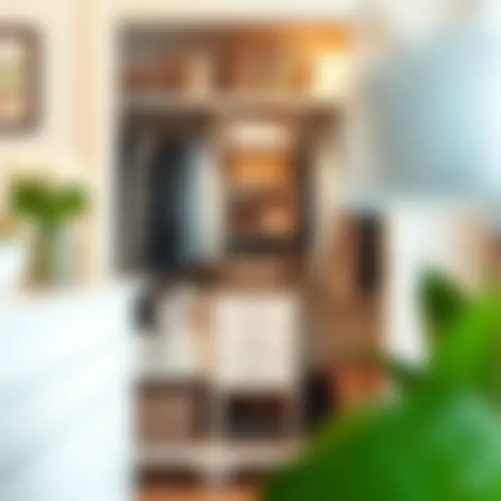 Closet Transformation Showcase Before-and-after comparison of a small closet transformation.