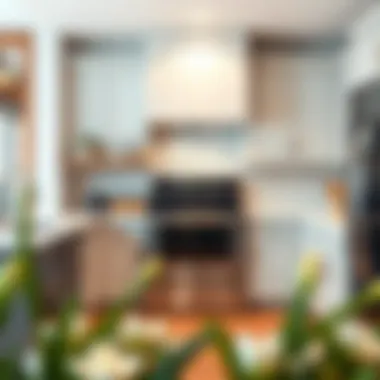 Spacious kitchen featuring a standalone oven