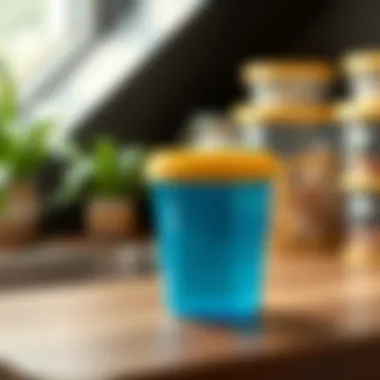 A quart container used for innovative DIY home organization.