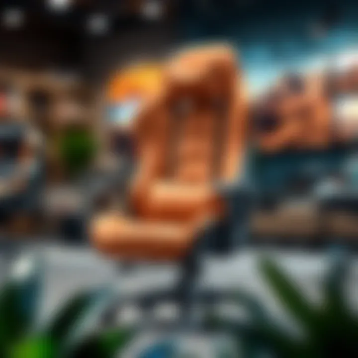 Ergonomic Design for Comfort Ergonomic gaming chair showcasing lumbar support