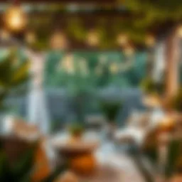 Elegant solar-powered patio string lights illuminating a cozy outdoor setting