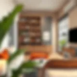 Clever storage solutions in a compact living space