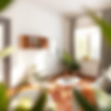 Optimized layout of a studio apartment