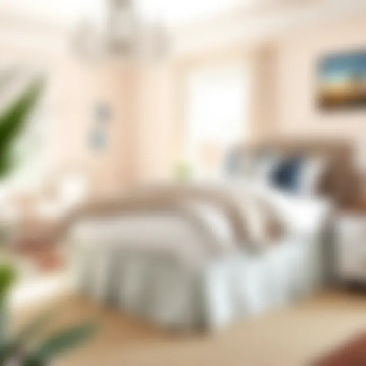 Creating a Cohesive Look in Your Bedroom A beautifully styled bedroom featuring a twin XL bedskirt