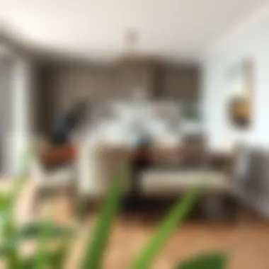 Stylish kitchen dining set with upholstered benches