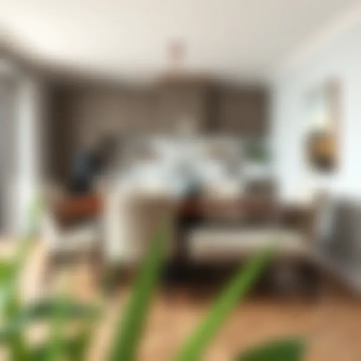 Stylish kitchen dining set with upholstered benches